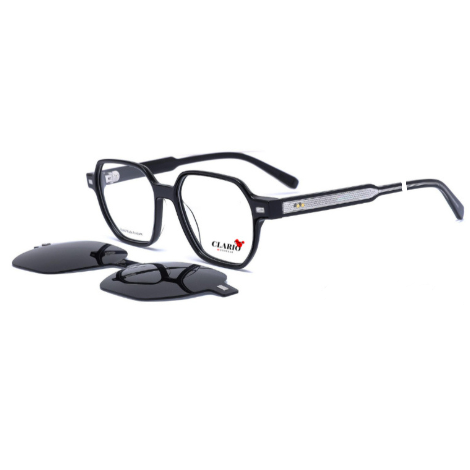 Clips acetate polarisé -9677